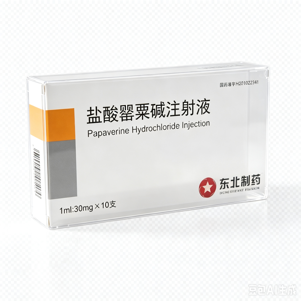 【东北制药】盐酸罂粟碱注射液 价格¥396.00 购买药店北京美信康年大药房 适应症用于治疗脑、心及外周血管痉挛所致的缺血，肾、胆或胃肠道等内脏痉挛