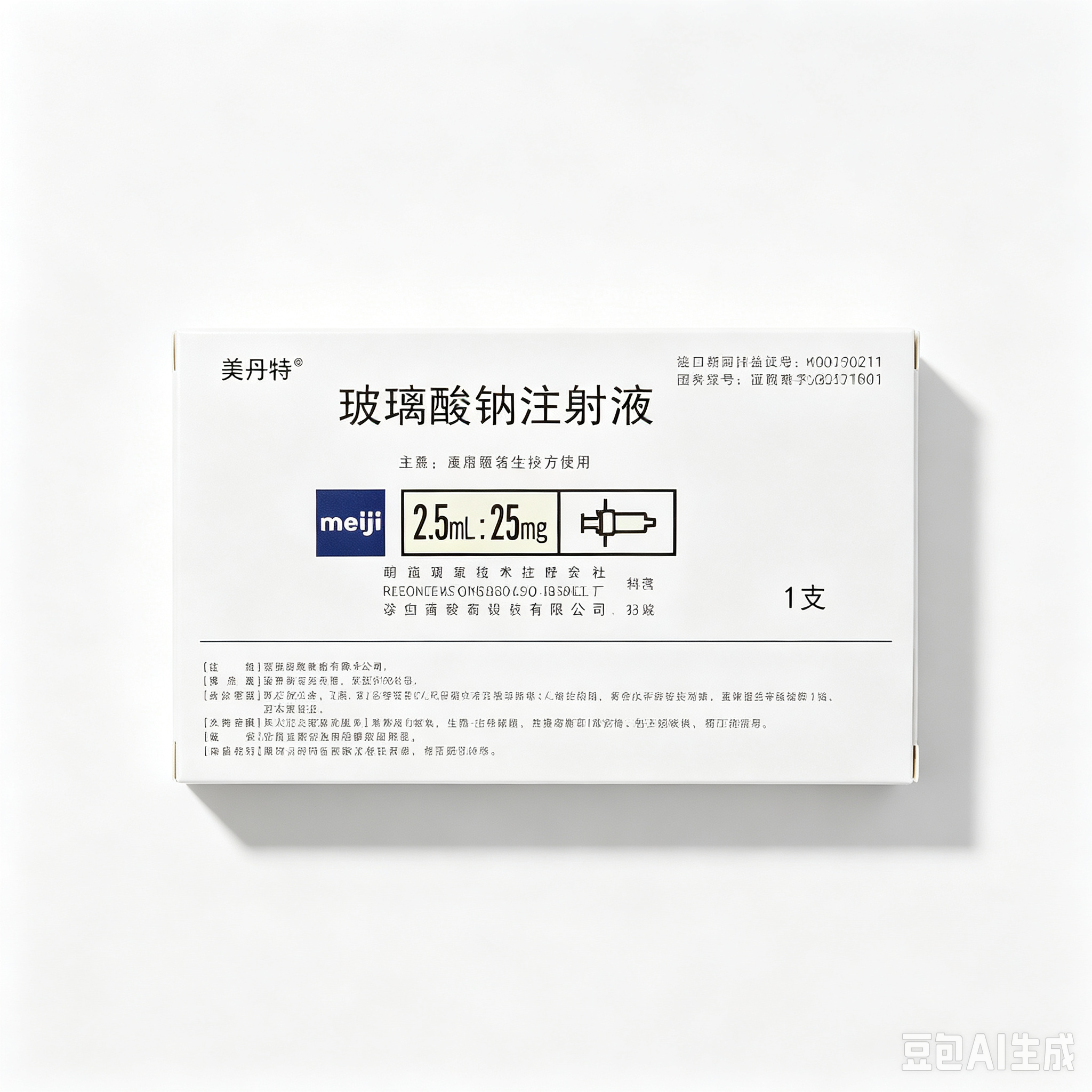 【美丹特】玻璃酸钠注射液 价格¥169.00 购买药店北京美信康年大药房 适应症膝骨关节炎、肩周炎等症
